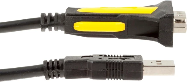 Alt view image 2 of 4 - CablesAndKits USB to Serial Adapter Cable, USB A to DB9 RS232, 70 Inch