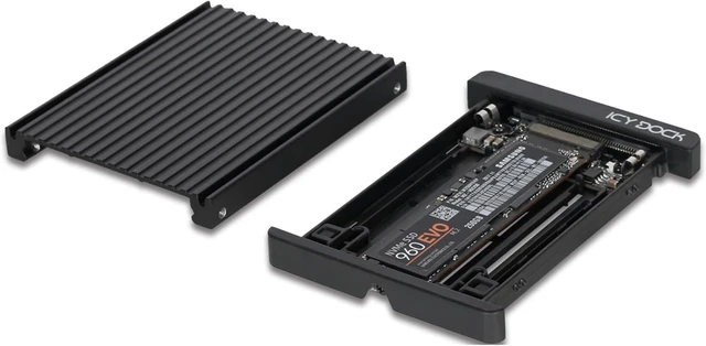 Alt view image 5 of 7 - Icy Dock EZConvert MB705M2P-B - M.2 NVMe SSD to 2.5" NVMe U.2 SSD Converter/Adapter - Black