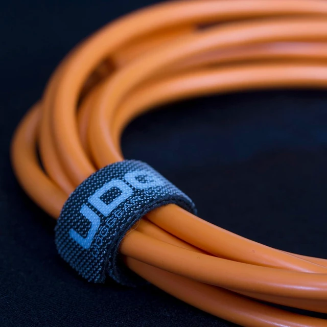 Alt view image 4 of 7 - UDG Ultimate USB Cable - USB 2.0 A-B - High-Speed, Audio Optimized - Orange, Angled, 9.8 ft (U95006OR)