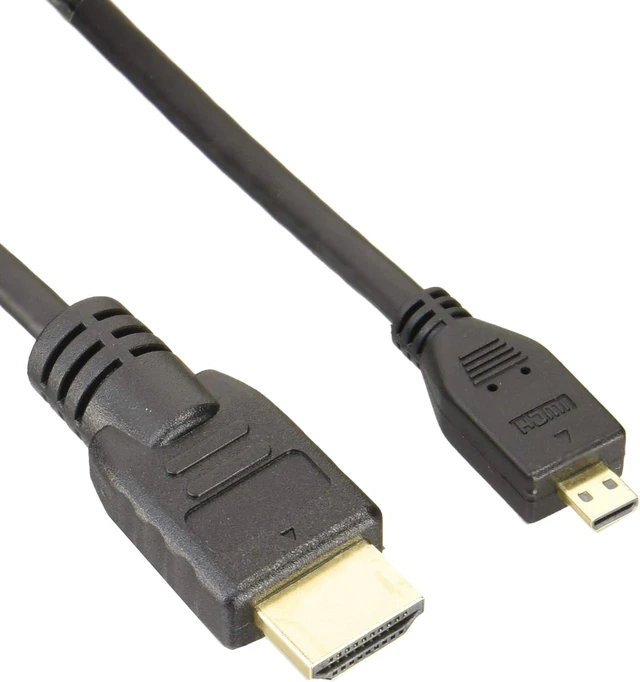 Main image of ATOMOS Micro HDMI to Full HDMI Cable, Curled, 19.7 inches (50 cm) (25.6 inches (65 cm) Extension Compatible, ATOMCAB014