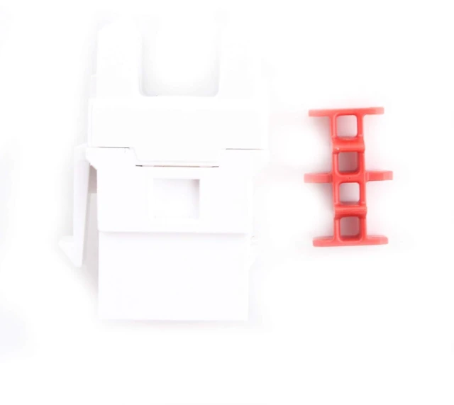 Alt view image 4 of 4 - 1-Port MOD Jack 8W8P UTP, T568A/B CAT6 IP5 KEYCONNECT, White