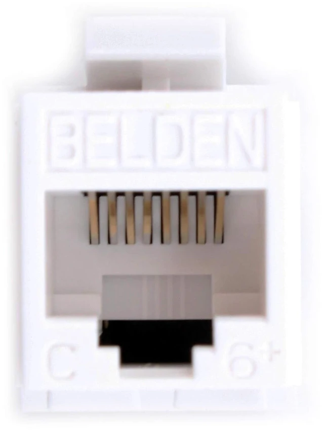 Alt view image 2 of 4 - 1-Port MOD Jack 8W8P UTP, T568A/B CAT6 IP5 KEYCONNECT, White