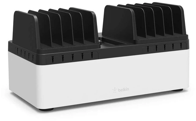 Main image of Belkin B2B161 Store and Charge Go w/ Fixed Dividers (USB Classroom Charging Station for Laptops, Tablets)
