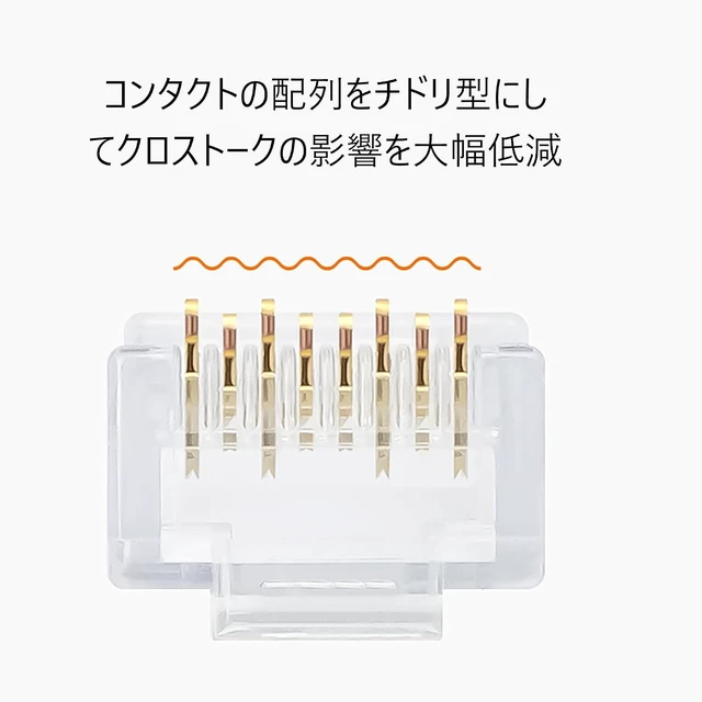 Alt view image 4 of 5 - PANDUIT MP588-L Modular Plug, CAT5E, UTP, 8POS, 1 Port