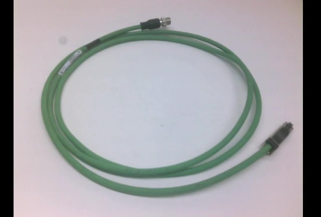 Main image of Keyence Corp OP-87457 RJ-45, M12, 4 PIN, ETHERNET Cable, 2 Meter Cable