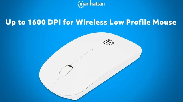 Alt view image 4 of 7 - Manhattan Wireless Keyboard and Mouse Combo Compact Size & Lightweight - with 2.4G USB Dongle - for PC Computer Laptop - Compatible with Windows and Mac 3 Yr Mfg Warranty White - 180634