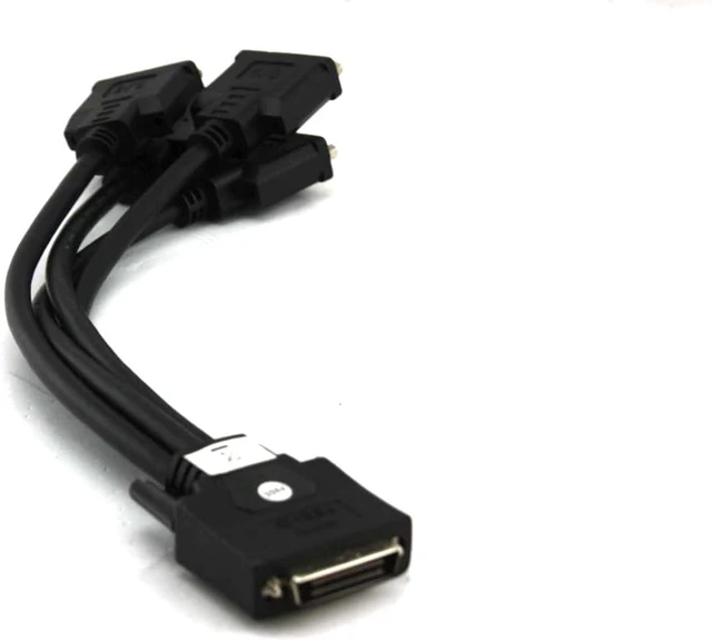 Alt view image 3 of 4 - Matrox Genuine QID-E128LPAF 4-Way DVI Splitter Cable F16104-05