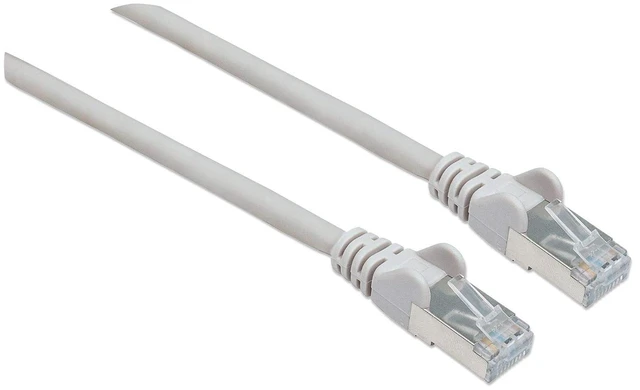 Alt view image 2 of 4 - Intellinet Network Patch Cable, Cat6, 30m, Grey, Copper, S/FTP, LSOH/LSZH, PVC, RJ45, Gold Plated Contacts, Snagless, Booted, Polybag