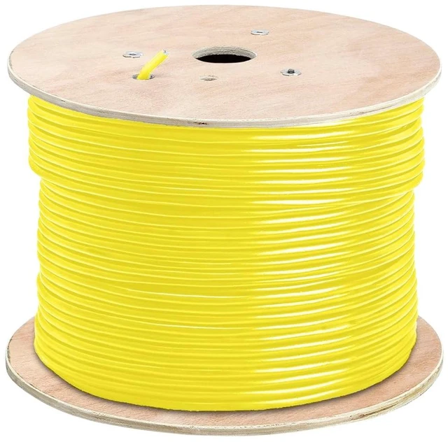 Alt view image 2 of 3 - Yellow Cat5e Shielded Ethernet Cable 1000ft