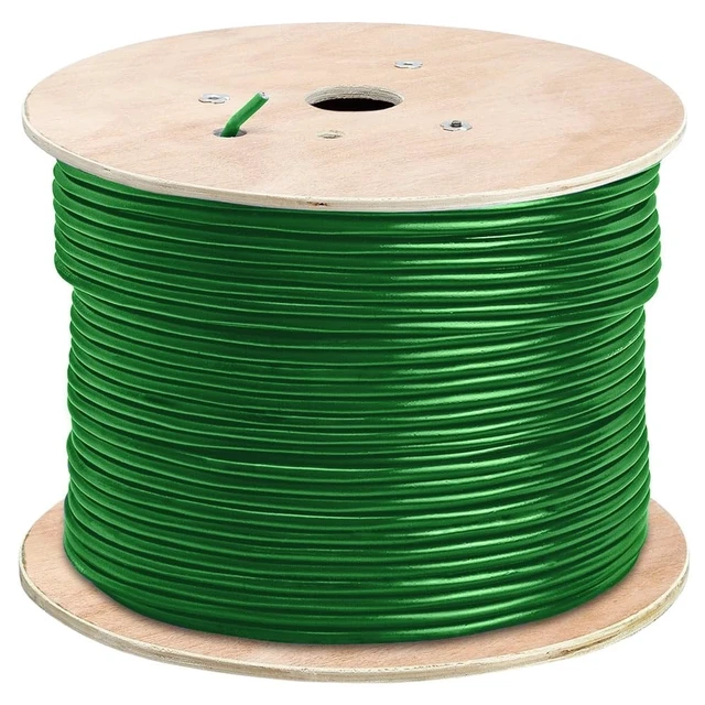 Alt view image 2 of 3 - Green Cat5e Shielded Ethernet Cable 1000ft