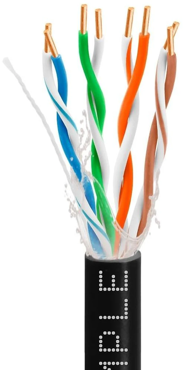 Main image of 1000ft Cat5e Outdoor Ethernet Cable Black