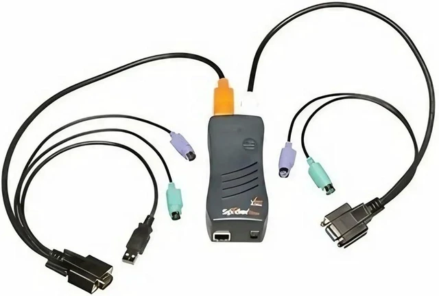 Alt view image 2 of 4 - Lantronix Serial Console Cable/Adapter - Serial Console connectivity Cable/Adapter for Console & Device Servers, typically RJ45-to-DB9 Rolled Wiring or USB; Supports Terminal/Console Port Management