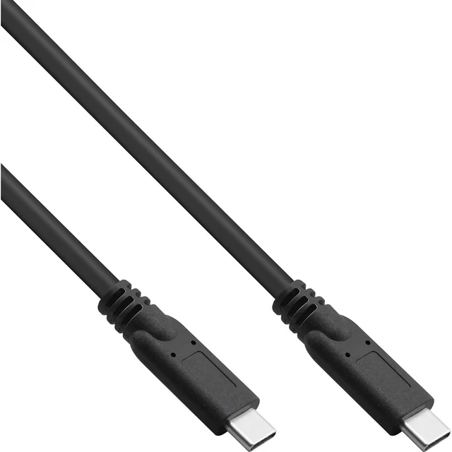 Main image of InLine USB 3.2 Gen.1x2 Kabel - USB Typ-C Stecker/Stecker, schwarz, 5m