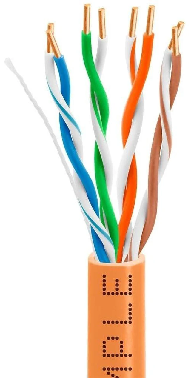 Main image of Cat5e 1000ft Riser Ethernet Cable Orange