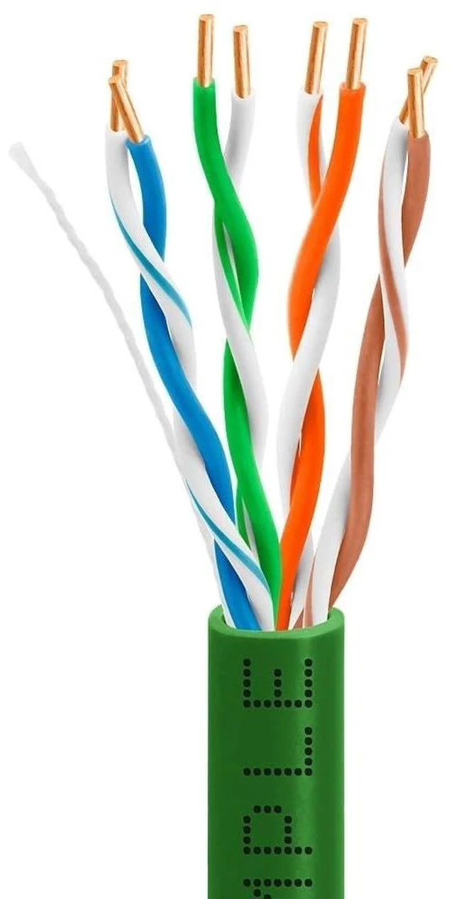 Main image of 1000ft Cat5e Plenum Ethernet Cable Green