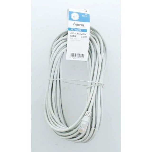 Alt view image 2 of 3 - Hama Network Cable CAT5e Basket 1 Gbit/s U/UTP Ethernet RJ45 Internet Cable 10 m Grey