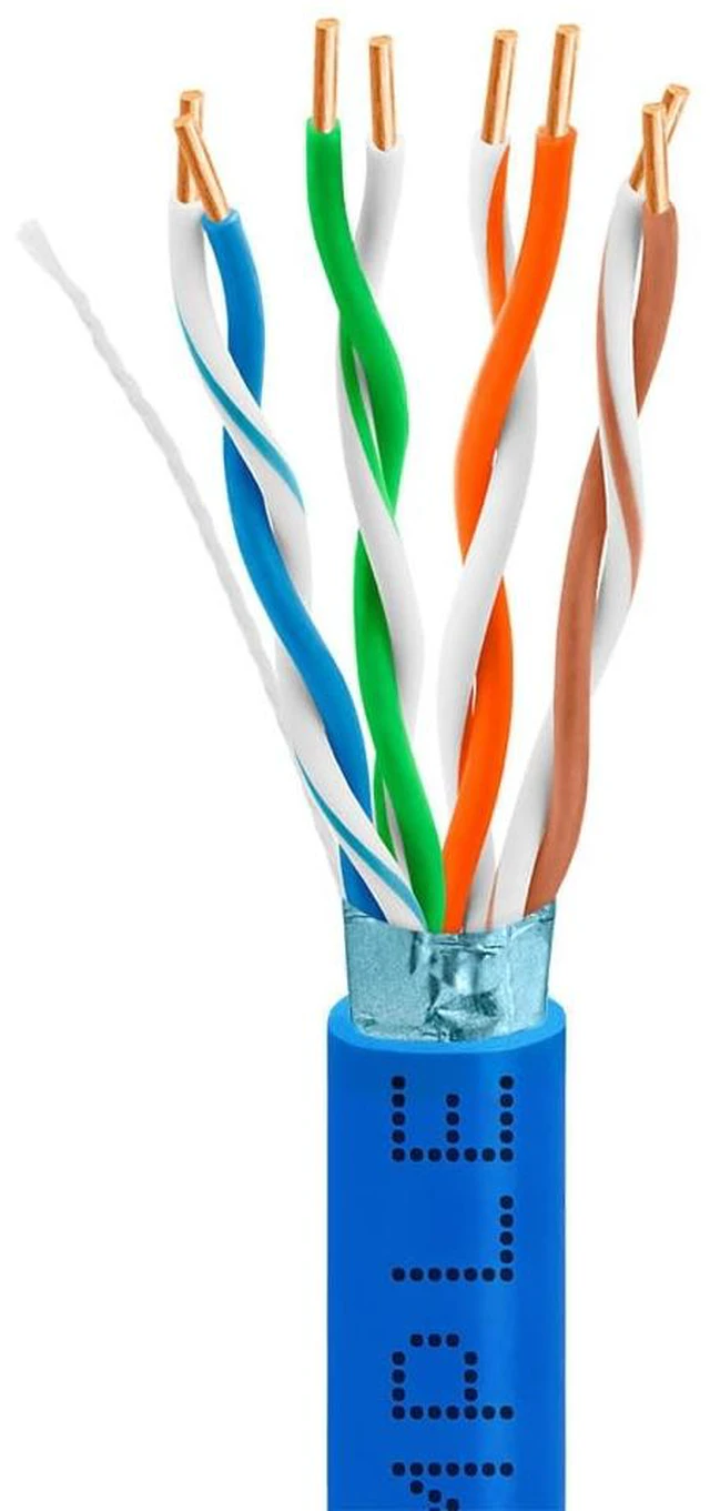 Main image of 1000ft Cat5e Plenum Ethernet Cable Blue