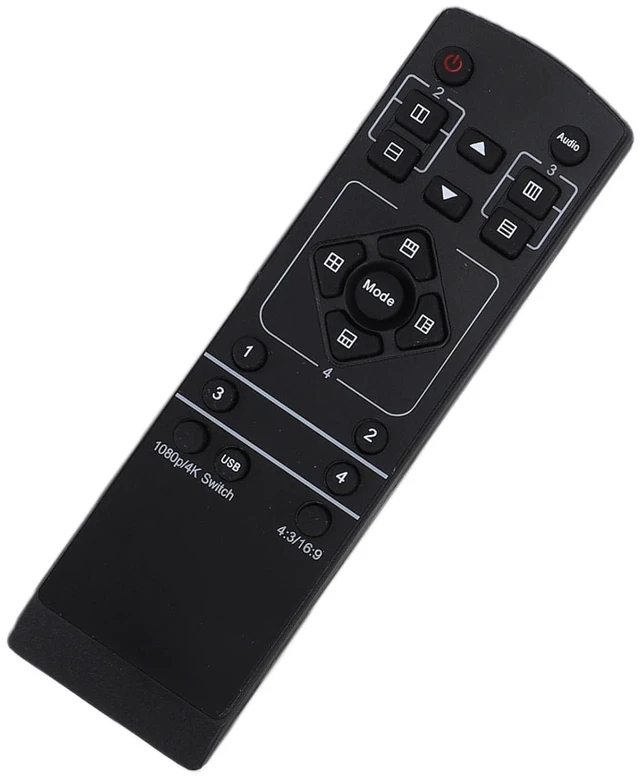 Alt view image 7 of 7 - Dpofirs KVM Switches, 4 Port HD Multimedia Interface Switcher with USB 3W Power, LED Indicator, Plug and Play for PC Computer Desktop Laptop Monitor Display