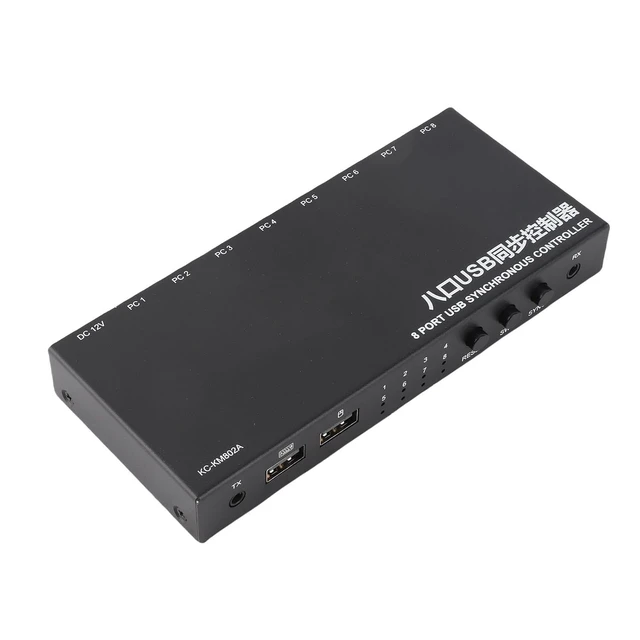 Alt view image 3 of 7 - USB KVM Switch 8 Ports with Hotkey Control