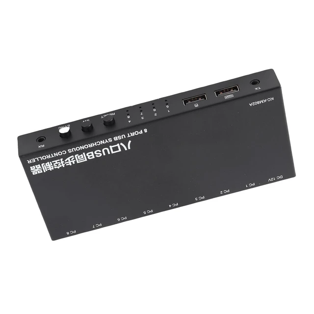 Alt view image 7 of 7 - USB KVM Switch 8 Ports with Hotkey Control