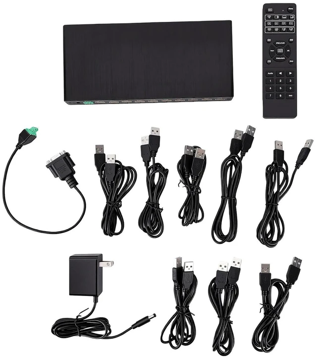 Main image of Luocute KVM Switcher 4K 30Hz, 8x1 KVM Switches (US Plug)