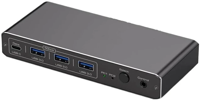 Main image of KVM Switch 2K 120Hz Thunderbolt USB C HDMI 100W PD Charge Type C Compatible with PC Desktop 1 HDMI Monitor