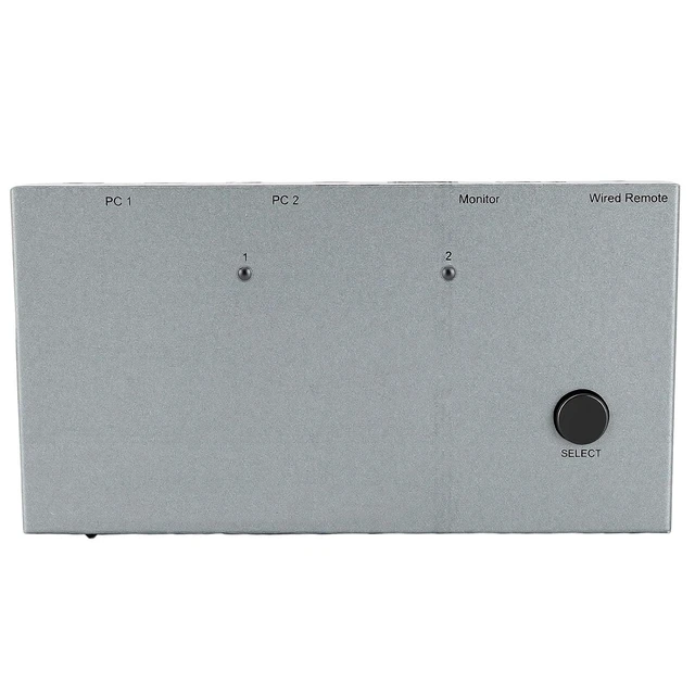 Alt view image 4 of 7 - Naroote USB C KVM Switch for 2 Laptops, Dual Display 4K 60Hz