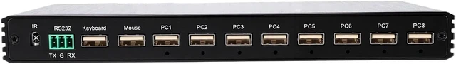 Alt view image 5 of 7 - Luocute Av Switcher 8 in 1 Out Selector Box, 4K 30Hz (US Plug)