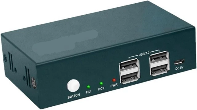 Alt view image 2 of 6 - USB Charger Station, 2PCS KVM Switcher, 4K 60Hz High Definition Signal Distributor
