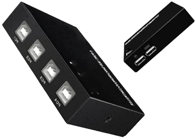 Main image of 4/8/9/16 Port USB Synchronizer/Sharer, USB Keyboard Mouse Sync Controller, KVM Switch/Distributor, DNF Game Control Synchronizer, for Windows/Linux/Android/Netware Operating System(4 Ports)