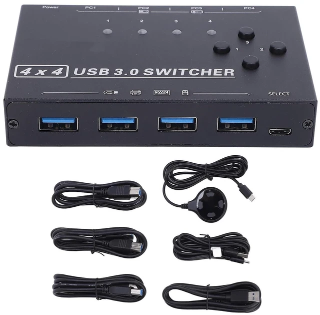 Main image of USB 3.0 Switch, 4 Ports