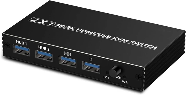 Main image of USB Charger Station, High-Definition HD KVM HDMI Switcher, Shared USB Converter/Distributor
