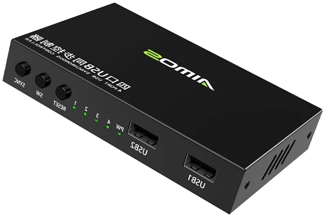 Main image of 4/8-Port USB Synchronizer - DNF Game Control Synchronizer, 4-in-1-out DNF Multi-Open Synchronizer, USB Keyboard and Mouse Synchronization Controller, Plug and Play(4 Ports)