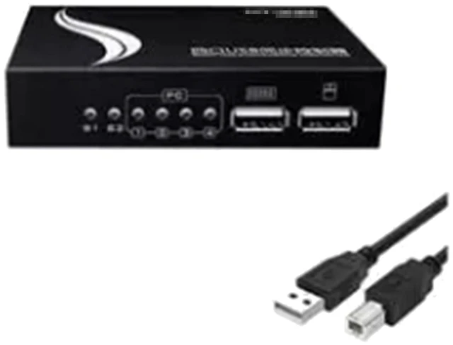 Main image of 4/8 Port Computer Synchronizer - USB Synchronizer/Sharer, DNF Brush Gold Keyboard and Mouse Synchronizer, for Game Tudios, Security/Stock Market Surveillance, Offices