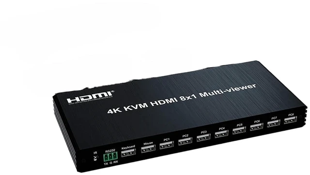 Main image of HDMI Eight inputs and one Output for Multiple Computers to Share Keyboard and Mouse(8port Split sync 1080p)