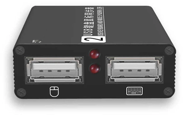 Main image of 2 Ports USB Synchronizer, USB Keyboard Mouse Sync Controller, DNF Game Control Synchronizer, Plug & Play, for Windows/Linux/Android/Netware Operating System