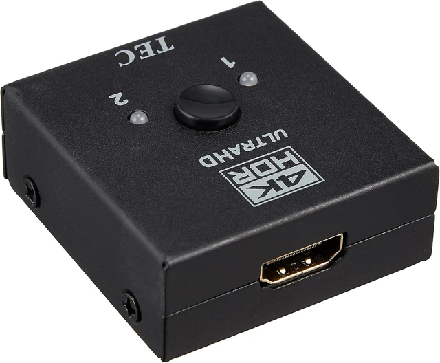 Alt view image 2 of 2 - Tech THDSW2W-4K60CW Bi-Directional HDMI Switcher, Supports 4K HDR