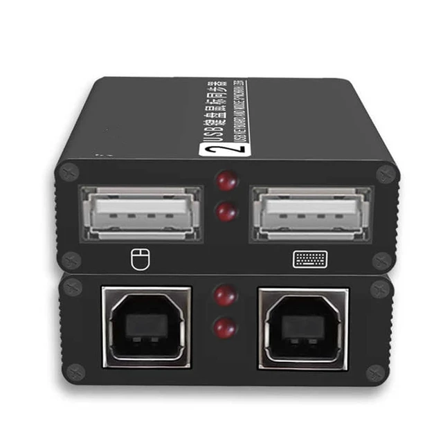 Alt view image 4 of 4 - 2 Ports USB Synchronizer, USB Keyboard Mouse Sync Controller, DNF Game Control Synchronizer, Plug & Play, for Windows/Linux/Android/Netware Operating System