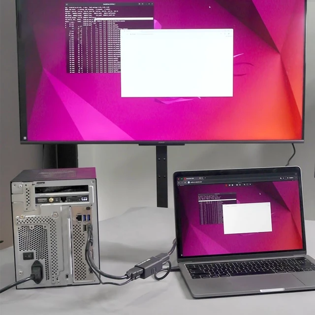 Alt view image 3 of 7 - Portable USB NanoKVM Adapters Enables Real Time Server Maintenance and Crosses Computer Data Sharing