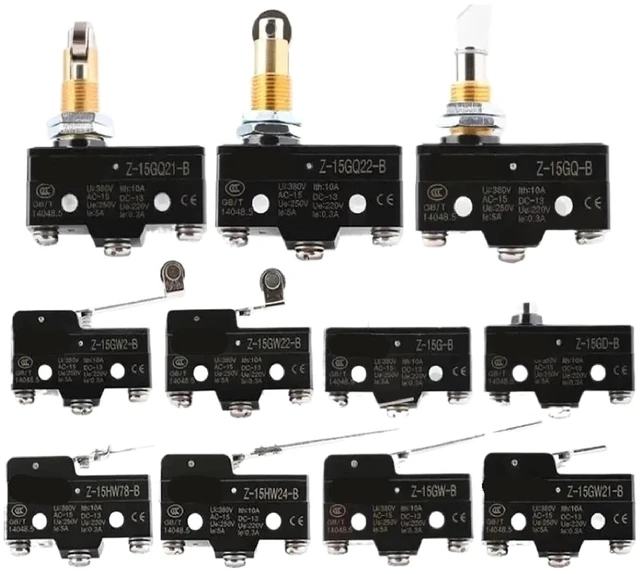 Alt view image 4 of 4 - Travel Switch Z-15GQ-B Z-15GQ22-B Z-15HW78-B Z-15GW21-B Z-15GW-B Z-15GD-B Limit (Z-15GW21-B, 0.2, 0.2, Inches)