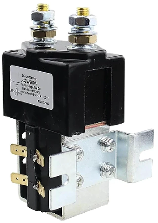 Alt view image 3 of 4 - CZW200 DC Contact for Electric Vehicle Electric Forklift handling wehicle car Winch (DC12V 1NO)