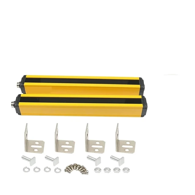 Alt view image 2 of 3 - Light Curtain Safety 6 Points 40mm NPN NC Safety Light Curtain Sensor Switch