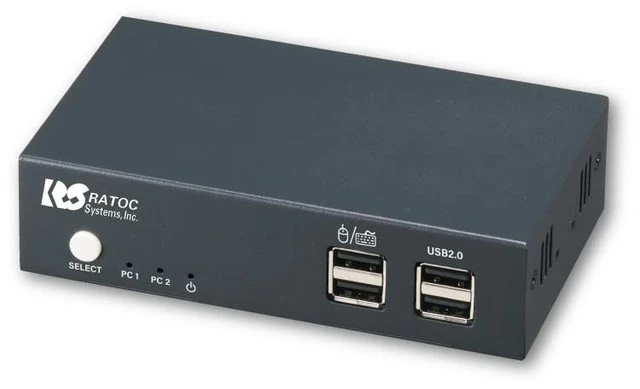 Main image of Ratoc Systems RS-250UH2 Dual Display Compatible HDMI Computer Switcher