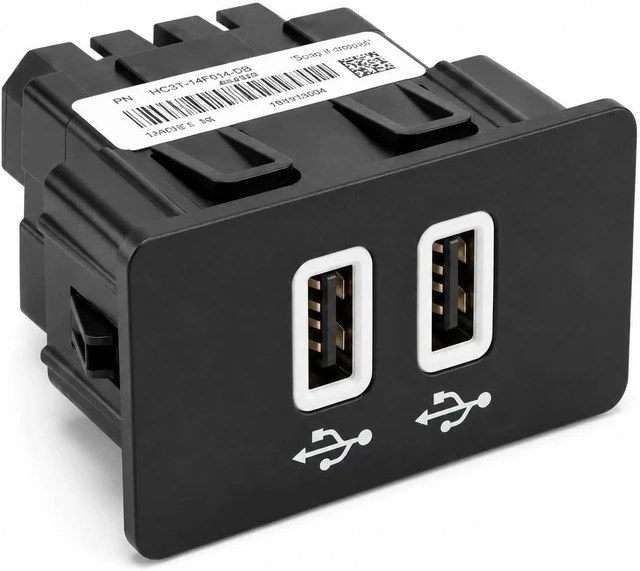 Main image of CarPlay Dual USB Hub for Ford SYNC 3, HC3Z-19A387-B/HU5Z-19A387-A
