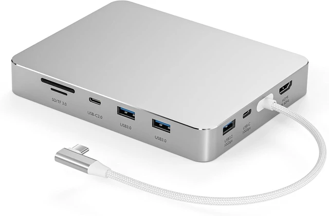 Alt view image 6 of 6 - USB C Hub for iMac 24 inch,8-in-1 iMac M4/M3/M1 Dock with 10Gbps USB3.2-A/C, 4K HDMI, SD/TF Card Reader