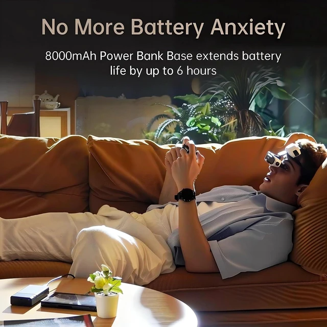 Alt view image 2 of 7 - GOOVIS Type-C Hub + PowerSupply, 8000mAh, Video Hub for XR Headsets, PD 3.0 Fast Charging Modular Power Station, Compatible with GOOVIS, AR Glasses, Nintendo Switch, USB-C DP Alt Mode Devices