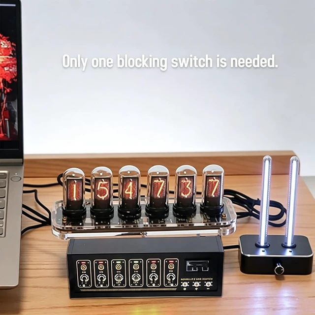 Alt view image 4 of 7 - 6 Port USB Switcher, USB Docking Station with 6 Port USB Docking Station, 9 USB Convenient Input Ports, Button Switch, Data Transmission, for Tablets, and Gadgets