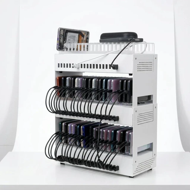 Alt view image 2 of 6 - 20 USB Ports Box Phone Farm USB Hub Android Control Box Charger Phone Click Bot