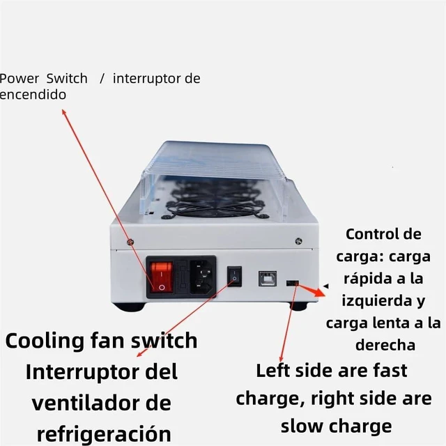 Alt view image 5 of 7 - 40 USB Ports Box Phone Farm USB Hub Android Control Box Charger Phone Click Bot