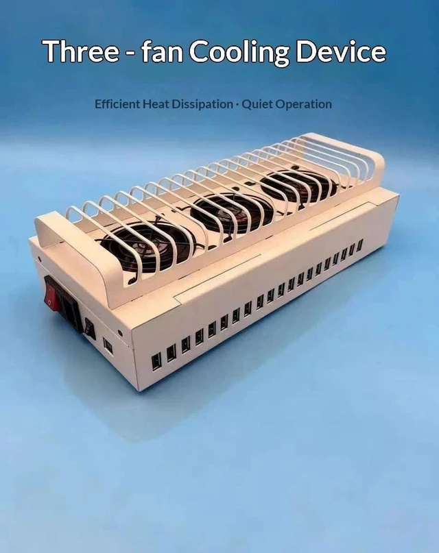 Alt view image 6 of 7 - 40 USB Ports Box Phone Farm USB Hub Android Control Box Charger Phone Click Bot